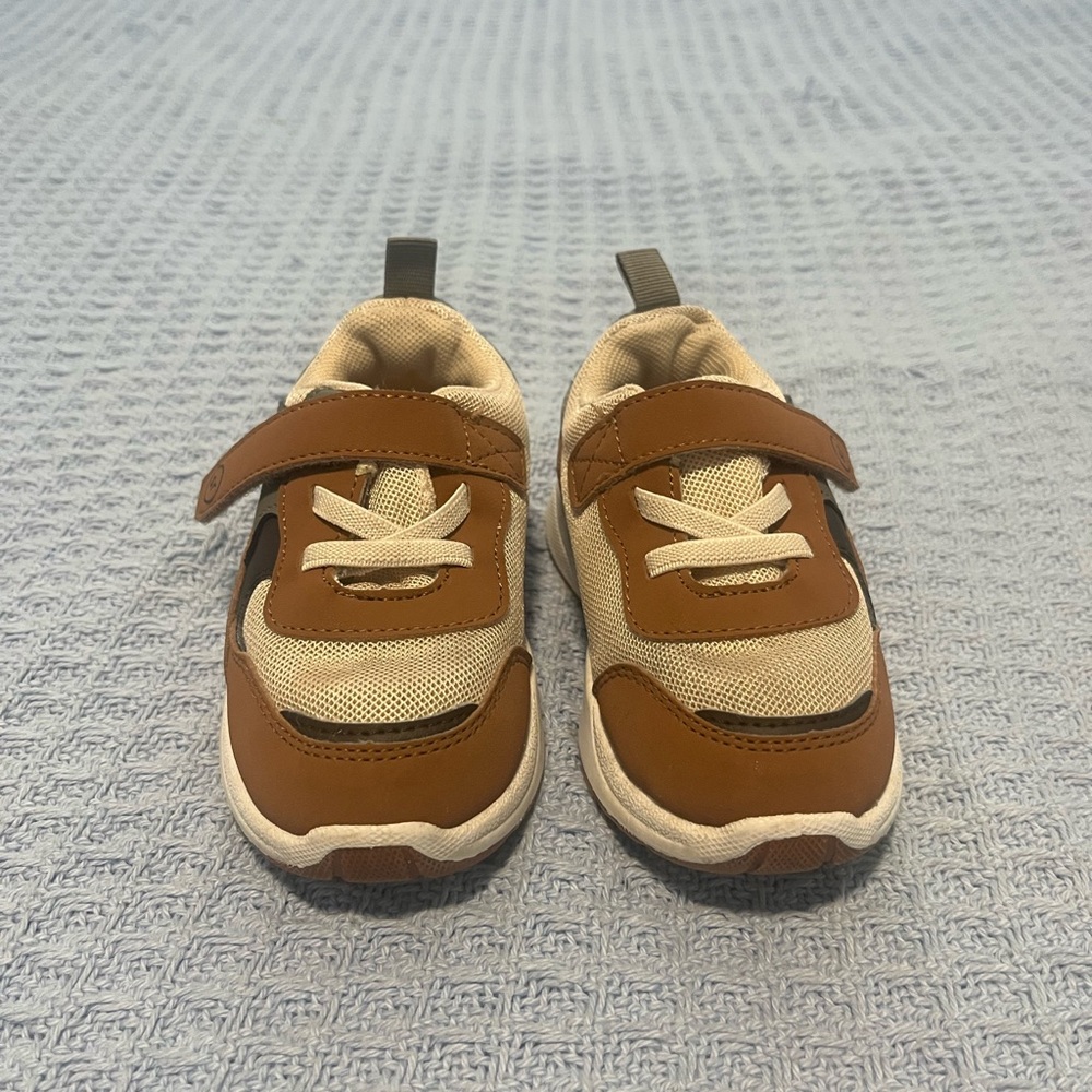 Stride Rite  Brown and Cream Casual Sneakers